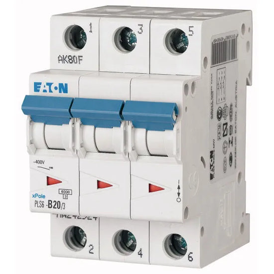 PLS6-B20/3-MW Xpole Interruptor termomagnético (ITM) 3P 20A 6kA Curva B