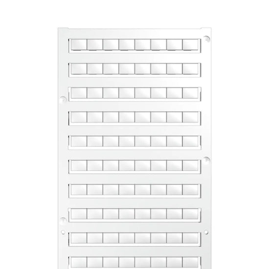 DEK 5/8 MC NE WS Etiqueta para clema sin rotulación 5Hx8Wmm Blanca 160Pz
