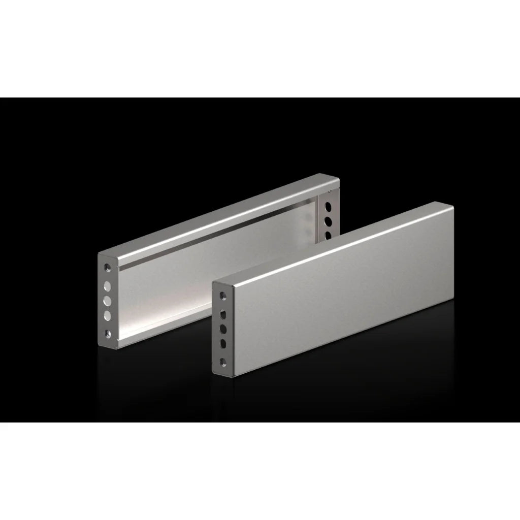 VX Zócalo lateral de acero inoxidable 100Hx500Wmm 2piezas