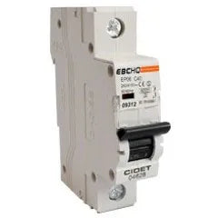 EBCHQ Interruptor termomagnético (ITM) 1P 16A 10kA Curva C