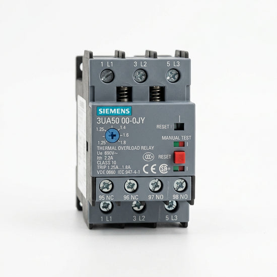 Siemens 3UA50 00-0JY relé de sobrecarga