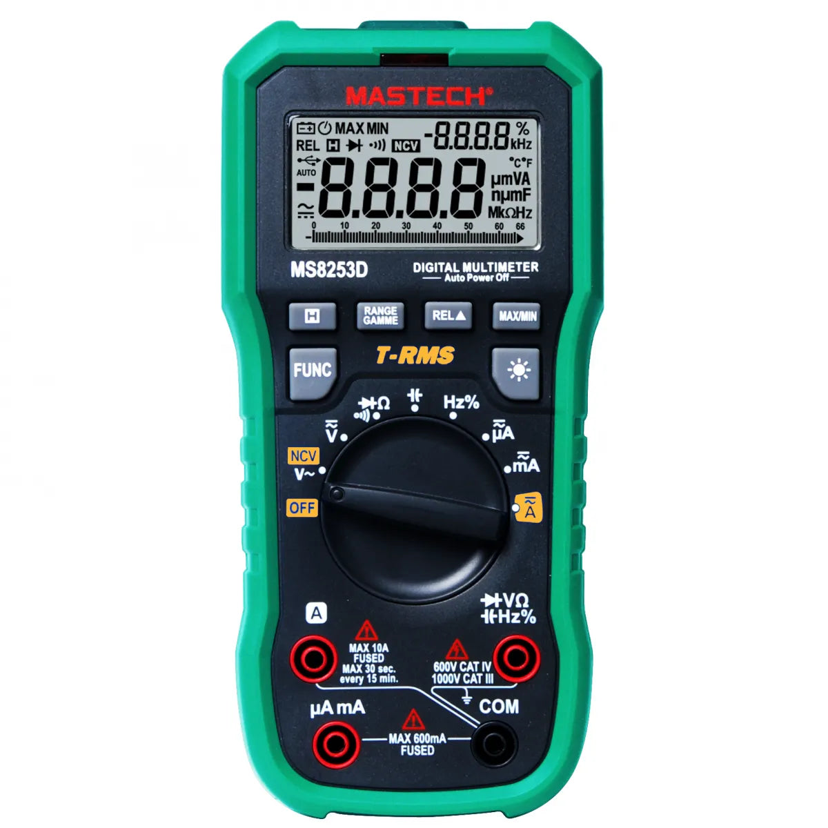 MULT 1000 AC/DC, 10 AC/DC,  RMS, NVC