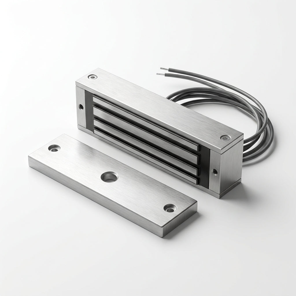 BIND Chapa Cerradura Magnética Electrónica 60 Kg 12/24 V 100 Libr