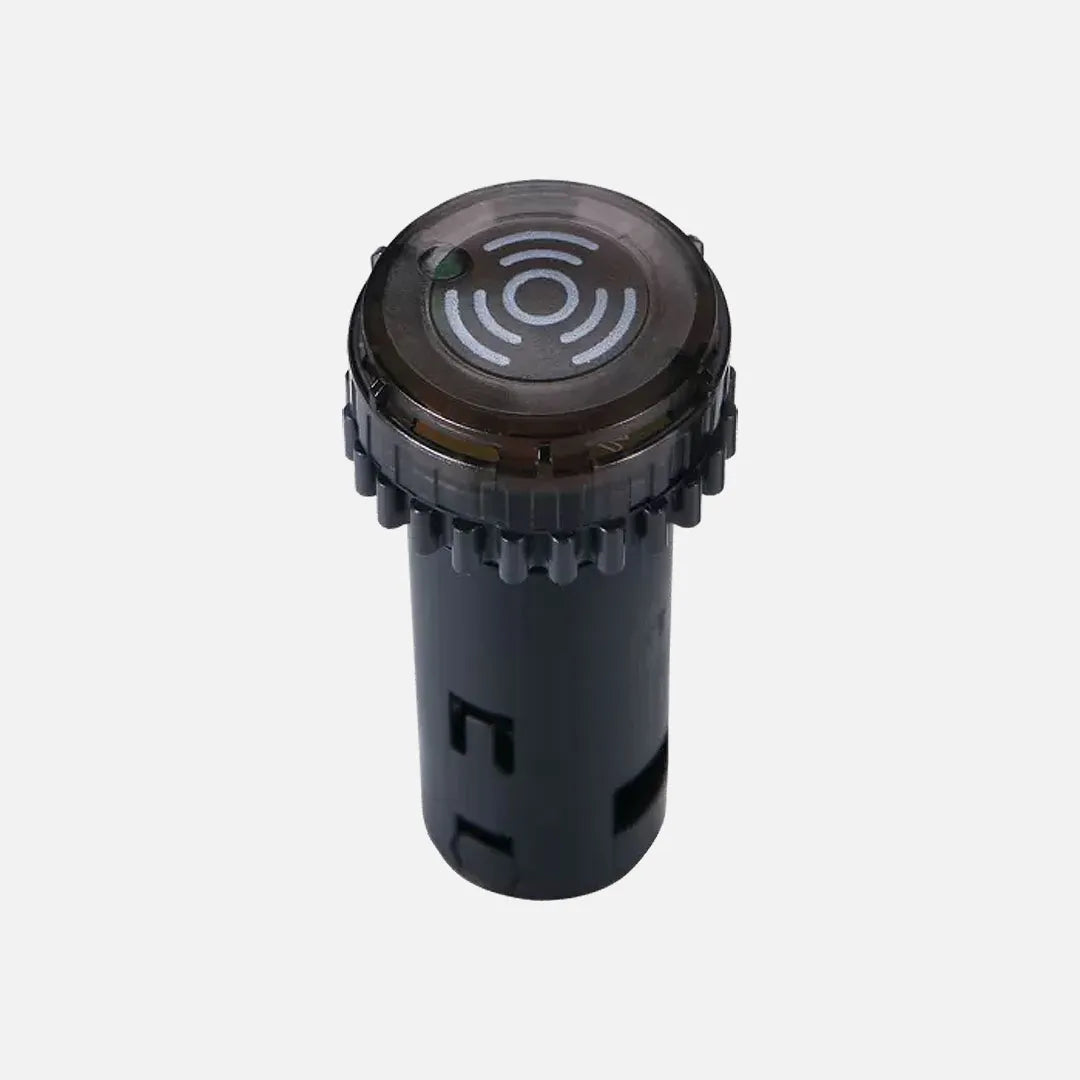 B2NB-B1D Zumbador magnetico negro 12-24VCD 22mm LED verde