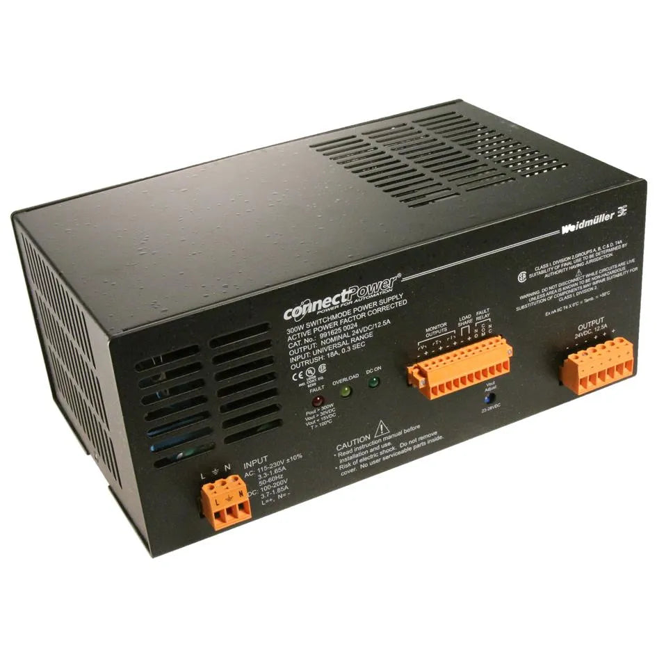 INSTA Fuente de alimentación monofásica 115-230VCA Output 300W 24VCD 12.5A