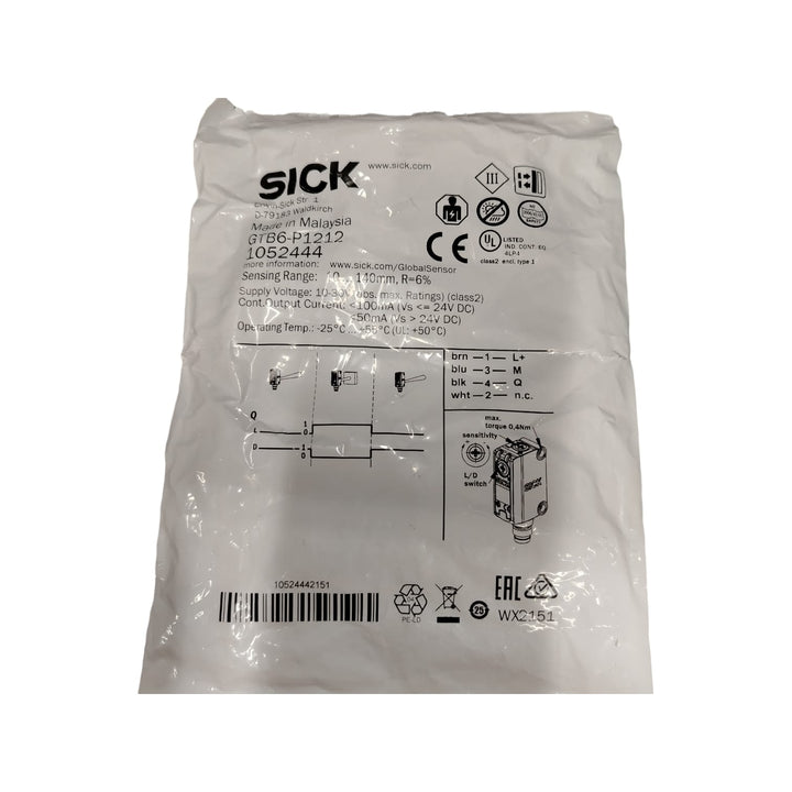 SICK GTB6-P1212 SENSOR FOTOELECTRICO
