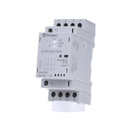 Contactor modular 24VCA/CD 4NA AgNi 25A 250/440VCA IP20