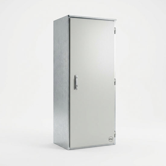 NEO Armario de acero galvanizado 2000Hx800Wx600Dmm 1 puerta IP54 RAL7035