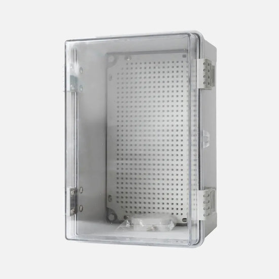 Gabinete mural puerta transp. c/plat. 220HX170WX110Dmm Plastic. ABS+PC IP66