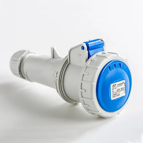 Base aérea 16A 2P+T 230VCA 6h Azul IP66-IP67