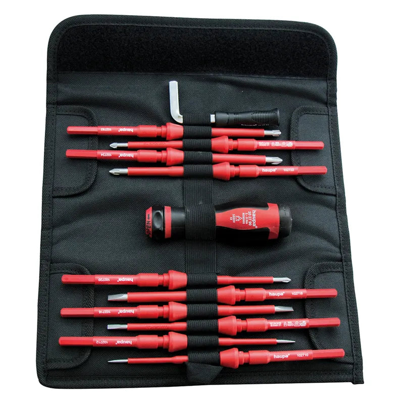 VarioTQ Destornillador con torquimetro 1-6Nm con aislamiento VDE 12 piezas PH