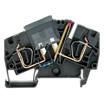 ZSI 6-2/FC LD Clema portafusible KFZ C/LED 6mm² 30A Negro