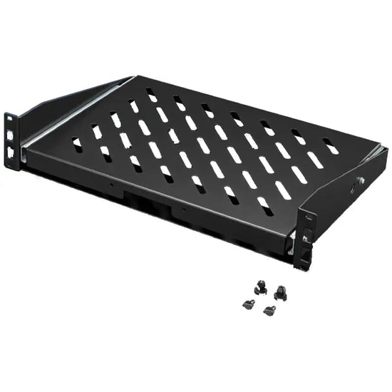 DK Bandeja extraíble para aparatos de chapa de acero RAL 9005 2UA 300Wx430Dmm