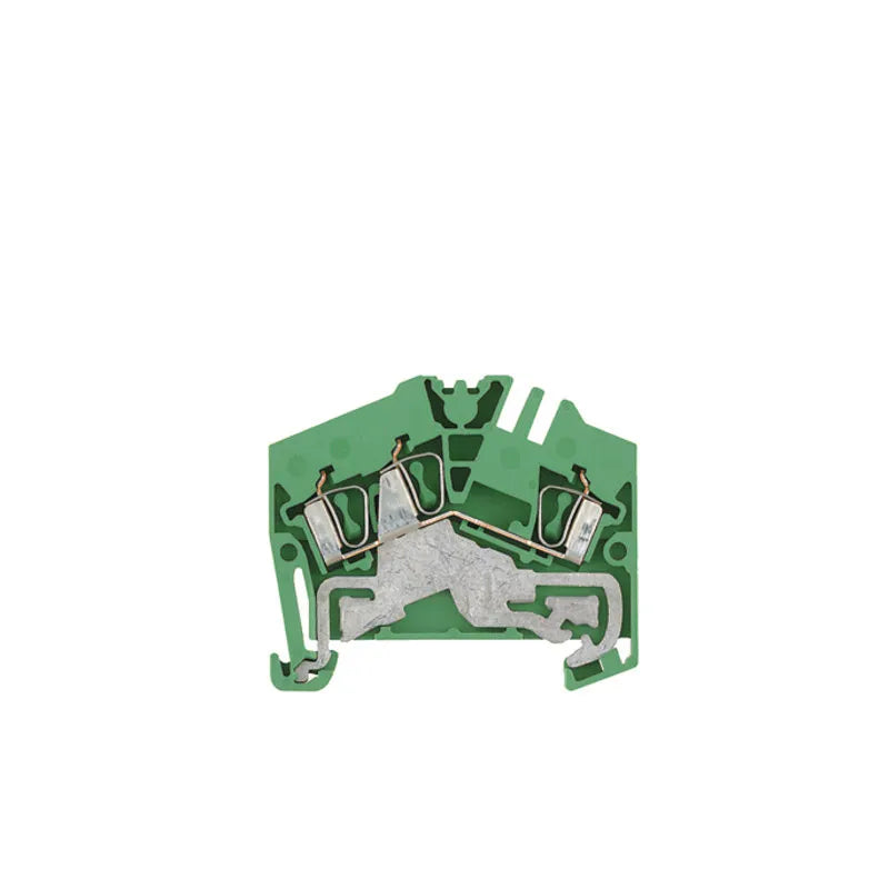 ZPE 2.5-2/3AN Clema para tierra Roof 3 conex 2.5mm² 26-14AWG 800VCA Verde-Amaril