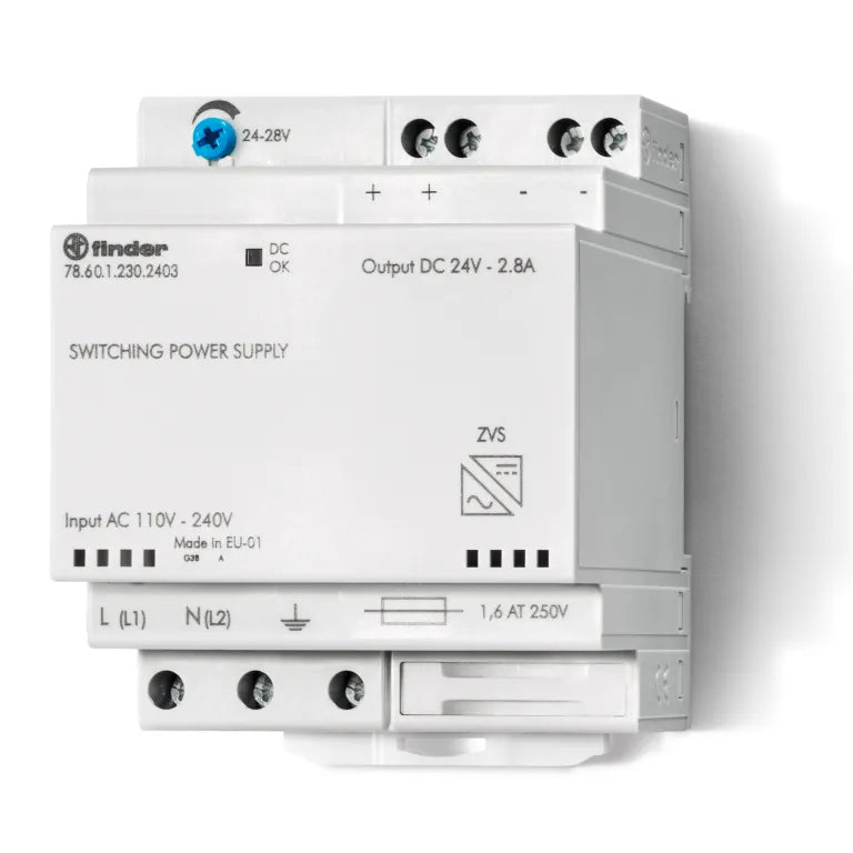 Fuente de alimentación monofásica 110-240V Output 60W 24VCD 2.5A