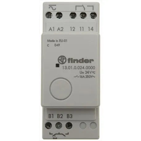 Telerruptor electrónico Biestable o monoestable 24VUC 1CO 16A 250V Riel DIN