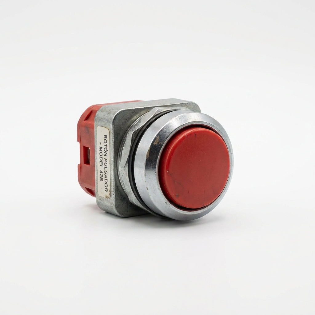 BIND ALLEN BRADLEY Boton Pulsador Rojo
