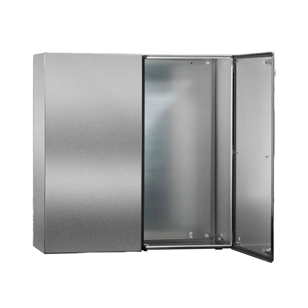 AE Gabinete mural de acero inoxidable AISI304 2P 1000Hx1000Wx300Dmm IP66 NEMA 12