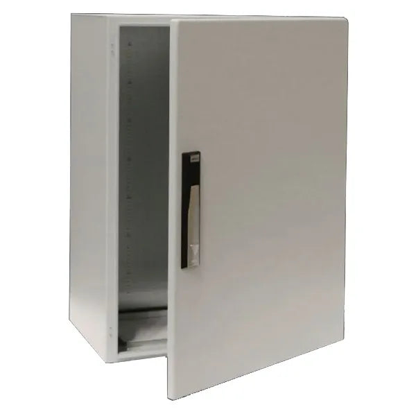 CM Armario compacto de chapa de acero 800Hx600Wx400Dmm 1 Puerta IP55 RAL7035