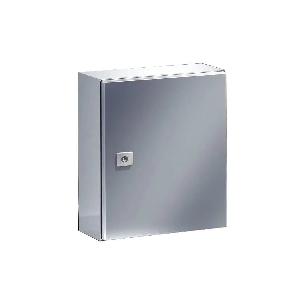 AE Gabinete mural de acero inoxidable AISI304 1P 380Hx300Wx210Dmm IP66 NEMA 4X