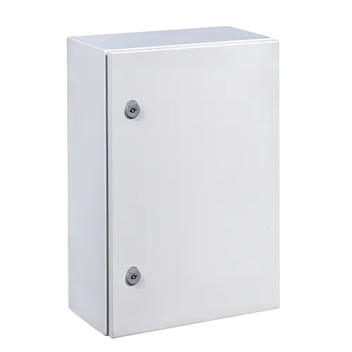 ARGENTA Gabinete mural de chapa de acero 1P 800Hx600Wx300Dmm RAL7035 IP66