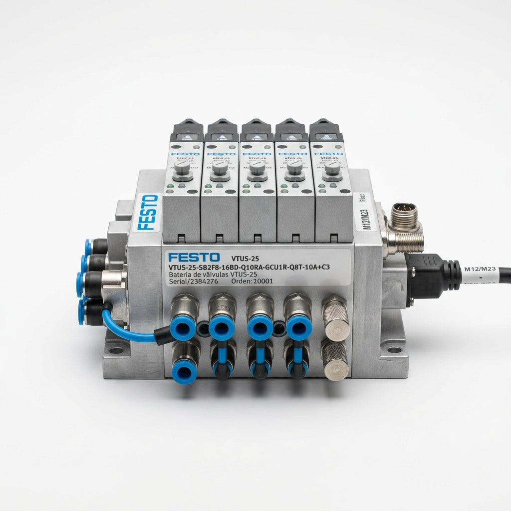 FESTO VTUS-25-SB2F8-16BD-Q10RA-GCU1R-Q8T-10A+C3