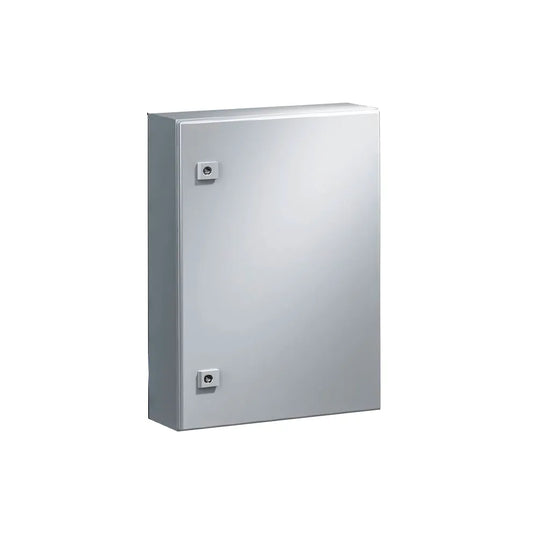 AE Gabinete mural de chapa de acero 1P 600Hx380Wx210Dmm RAL7035 IP66 NEMA 4