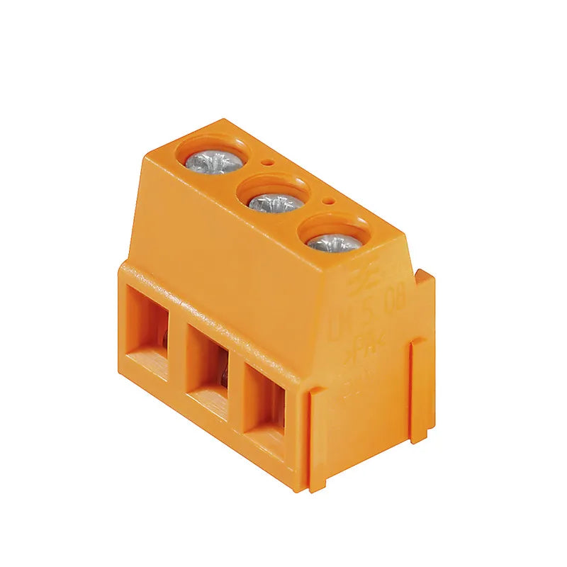 LM 5.08/02/90 3.5SN OR BX Borne para circuito impreso 2P Paso 5.08mm 90° Naranja