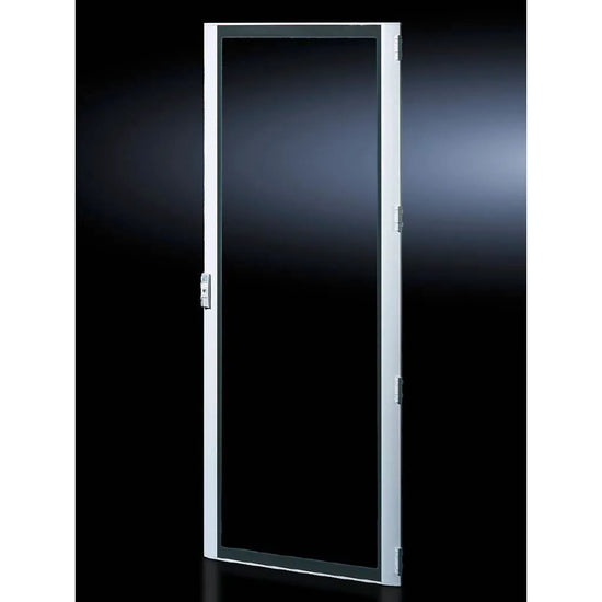 TS Puerta transparente de Cristal de seguridad RAL 7035 2000Hx800Wmm 1 pieza