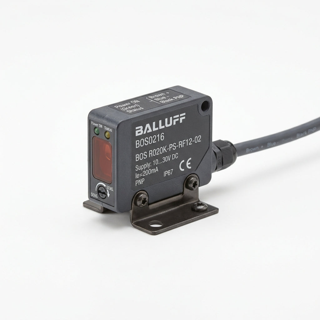 BALLUFF BOS0216 BOS R020K-PS-RF12-02 Sensor fotoeléctrico