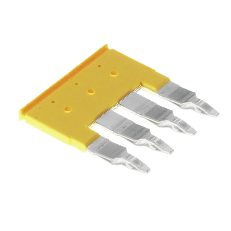 ZQV 6/4 GE Puente enchufable amarillo de 4 polos para WDU/ZDU/ZDK… de 6 mm²