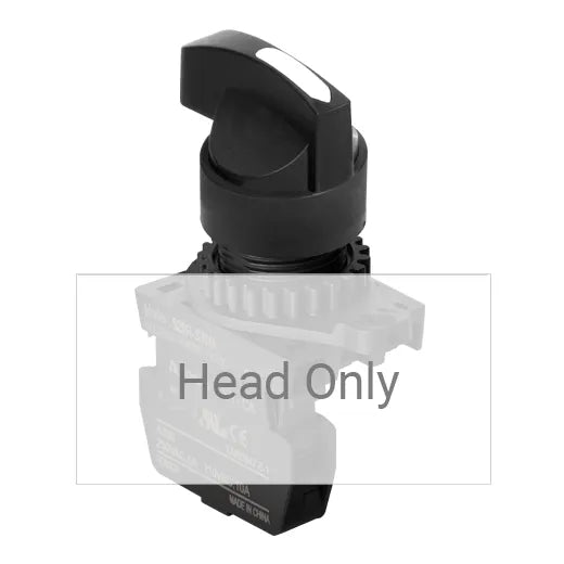 S2SR-S4W Selector tipo palanca larga 2 posiciones 22mm mantenido blanco