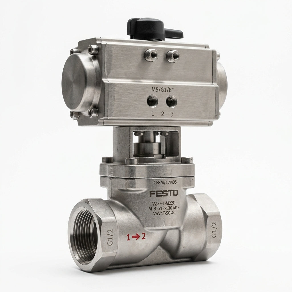 FESTO VZXF-L-M22C-M-B-G12-130-M1-V4V4T-50-40