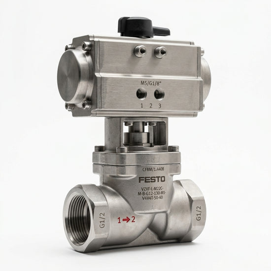FESTO VZXF-L-M22C-M-B-G12-130-M1-V4V4T-50-40