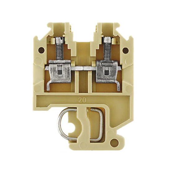 SAKD 2.5N Clema de paso en color beige 2.5mm² 26-12AWG 24A 800VCA