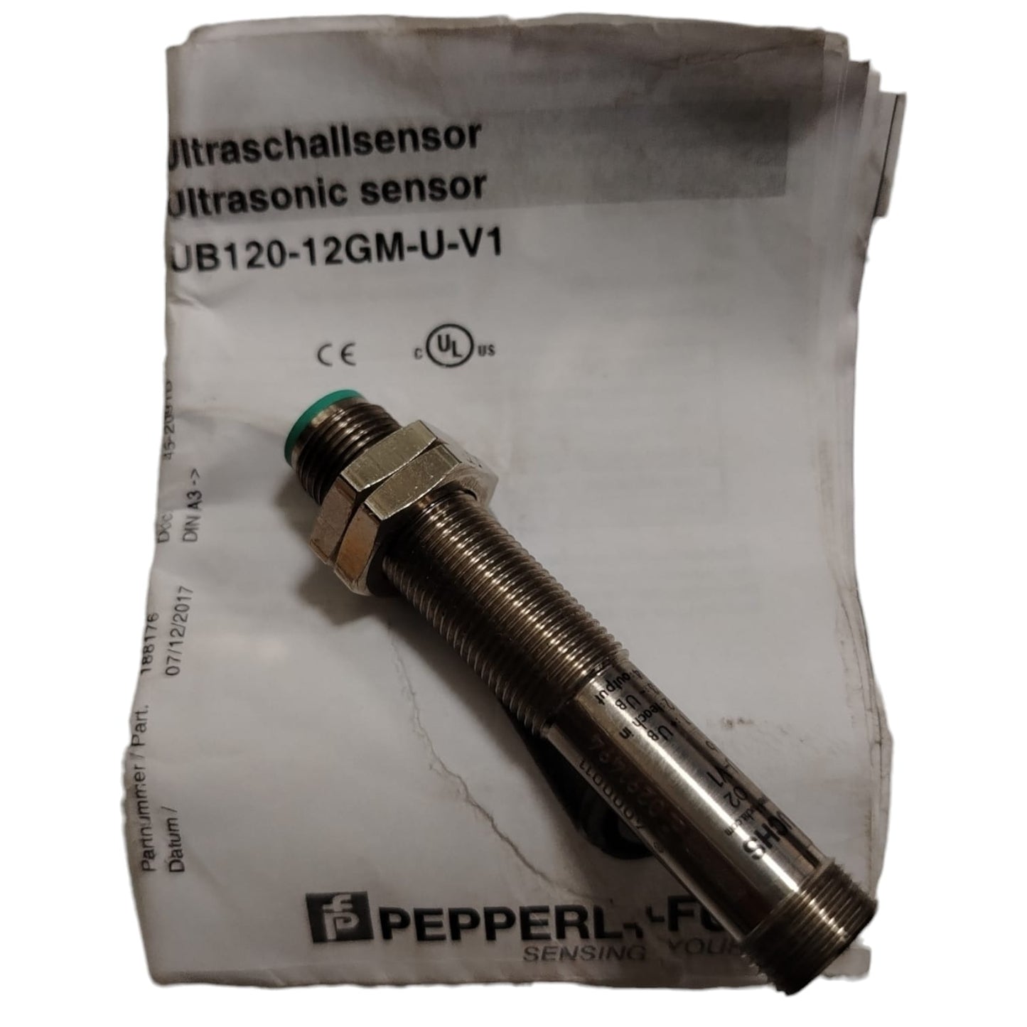 PEPPERL+FUCHS	UB120-12GM-U-V1 Sensor inductivo