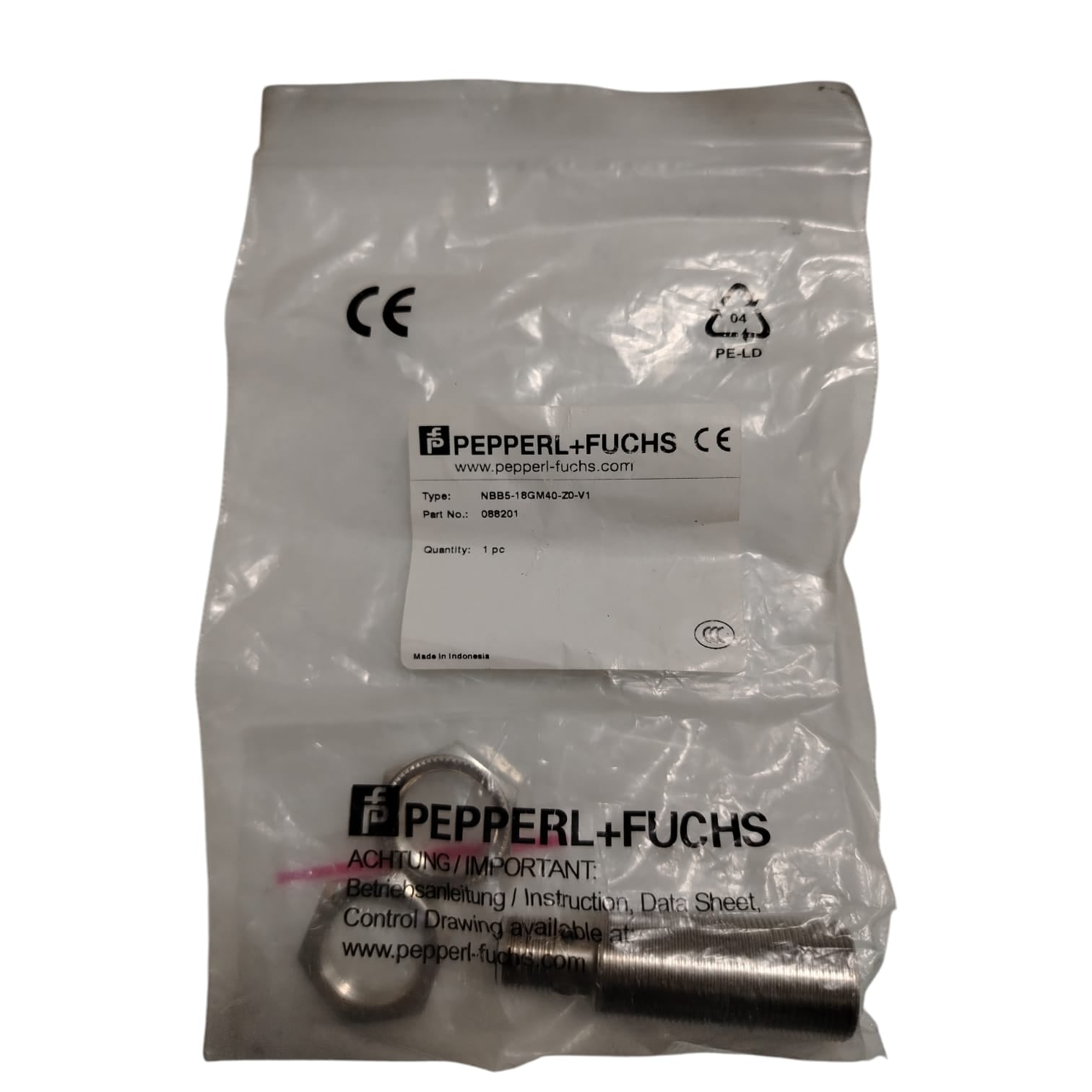 PEPPERL+FUCHS	NBB5-18GM40-Z0-V1 Sensor inductivo