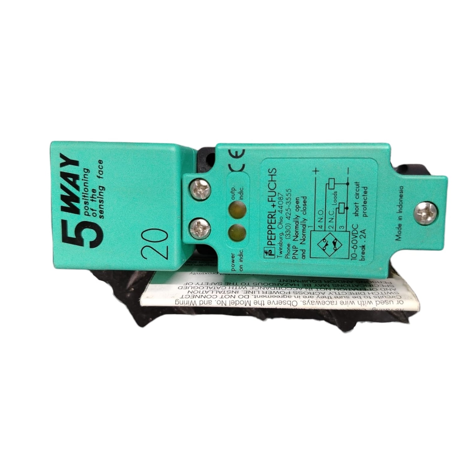 PEPPERL+FUCHS	NJ20-U1-A2 Sensor inductivo