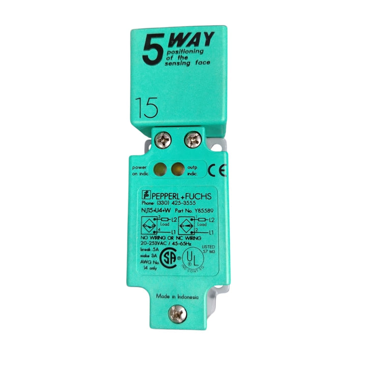 PEPPERL+FUCHS	NJ15-U4-W Y85589 Sensor de proximidad