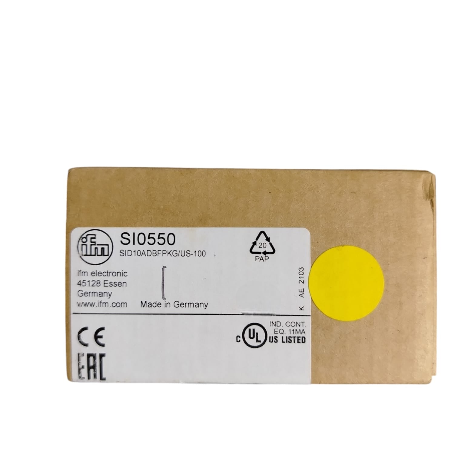 IFM	SI0550 SUPRESOR DE CIRCULACION DE FLUIDOS