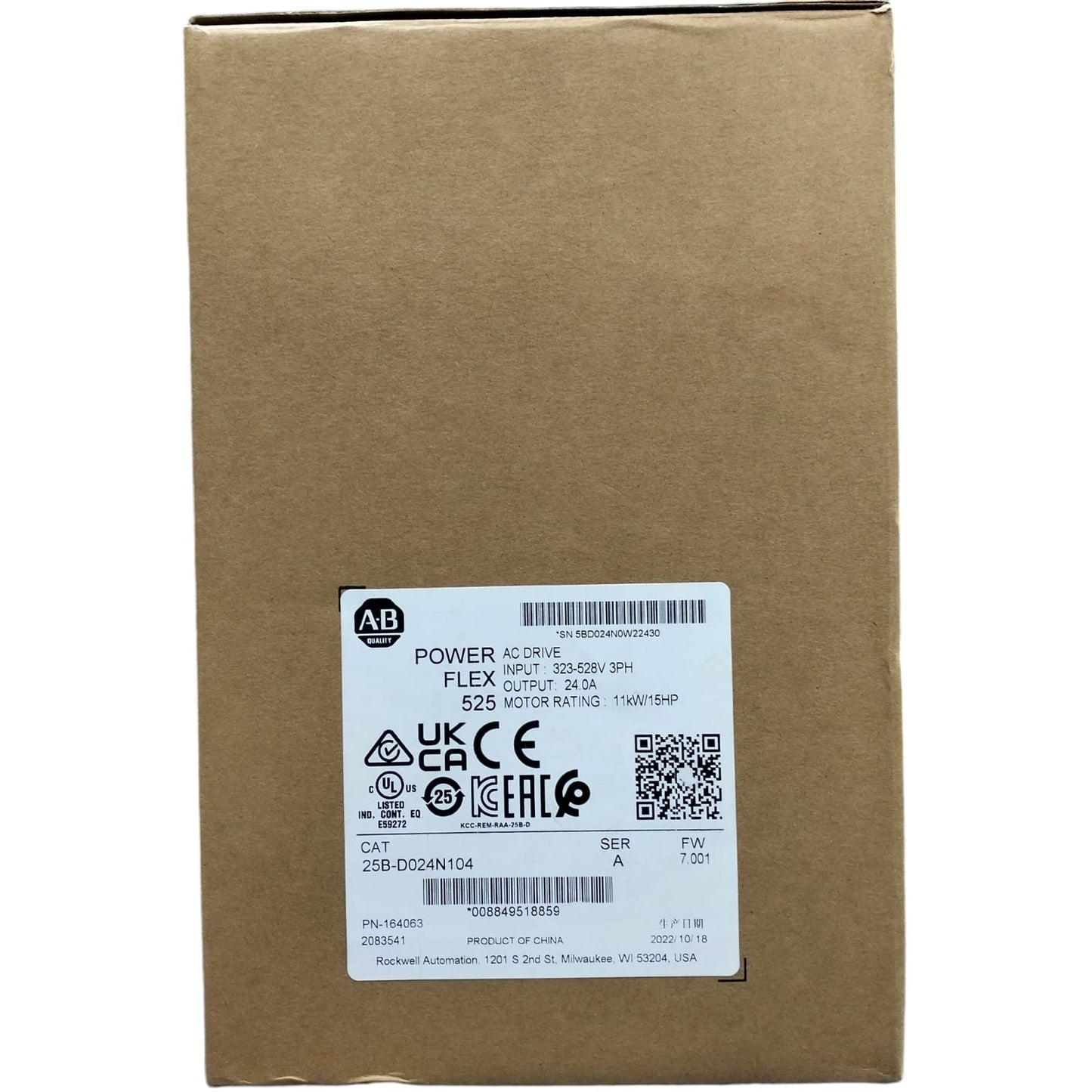 Allen Bradley 25b-d024n104 Variador de frecuencia
