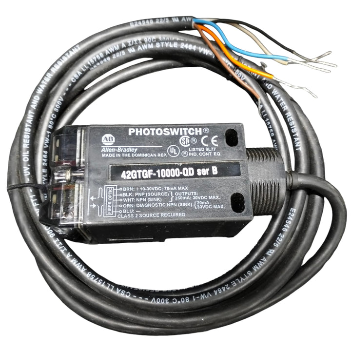 Allen Bradley 42gtgf-10000-02 Ser B Sensor Fotoeléctrico