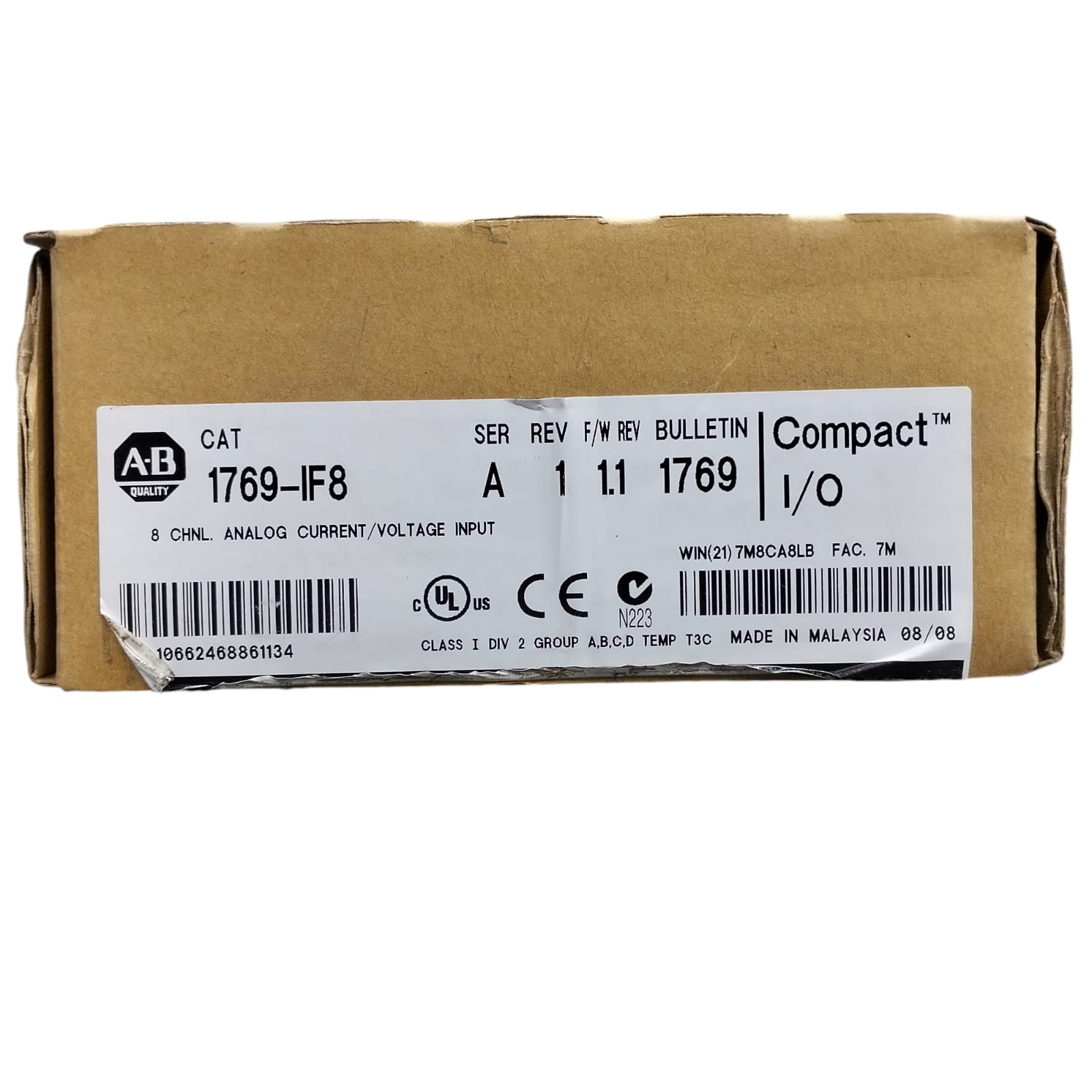 Allen Bradley 1769-if8 Módulo de entrada