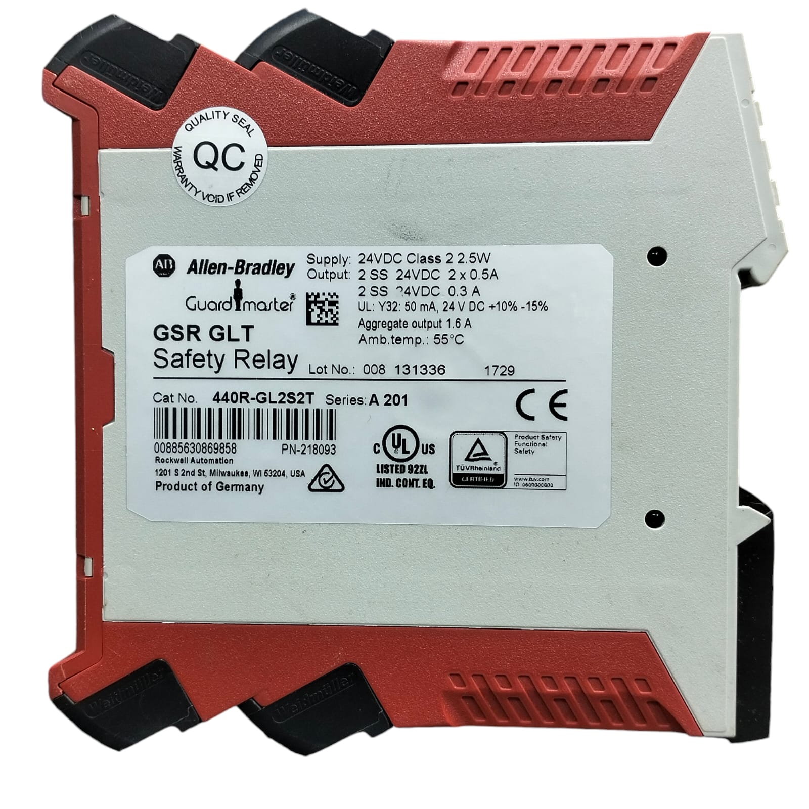 Allen Bradley 440r-gl2s2t Relé de seguridad