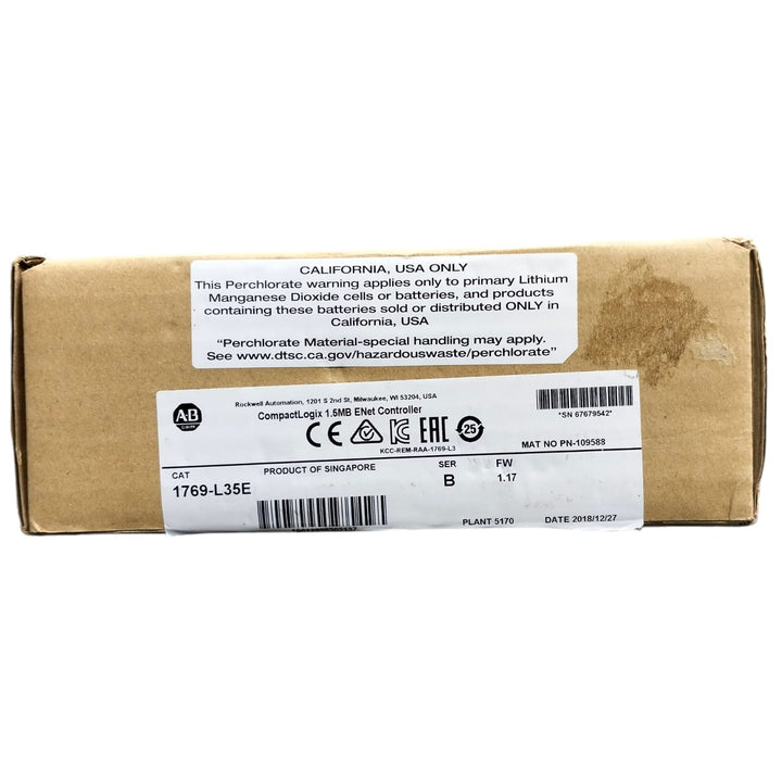 Allen Bradley 1769 L35e Ser B PLC