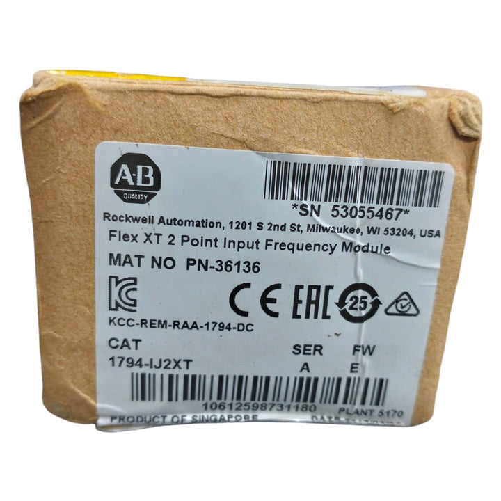 ALLEN BRADLEY 1794-IJ2XT Modulo de entrada.