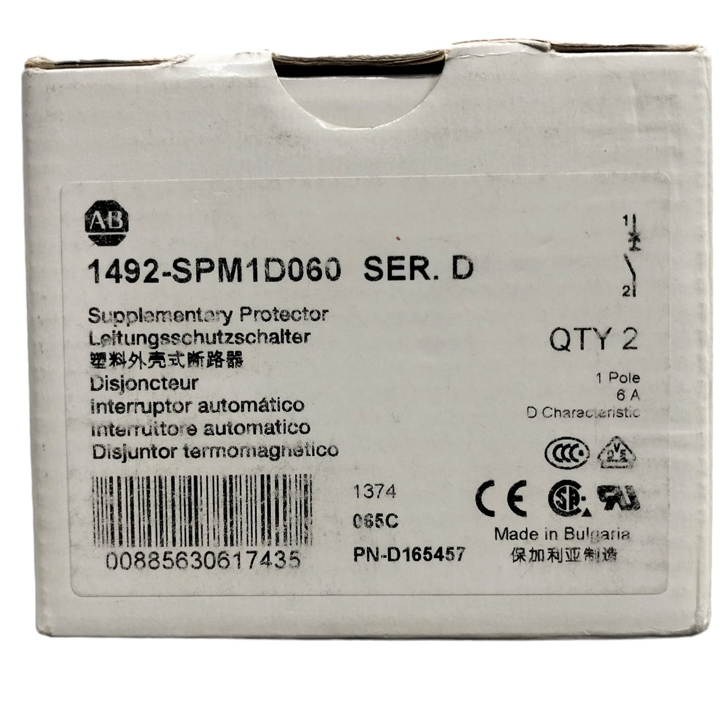 Allen Bradley 1492-spm1d060 Interruptor