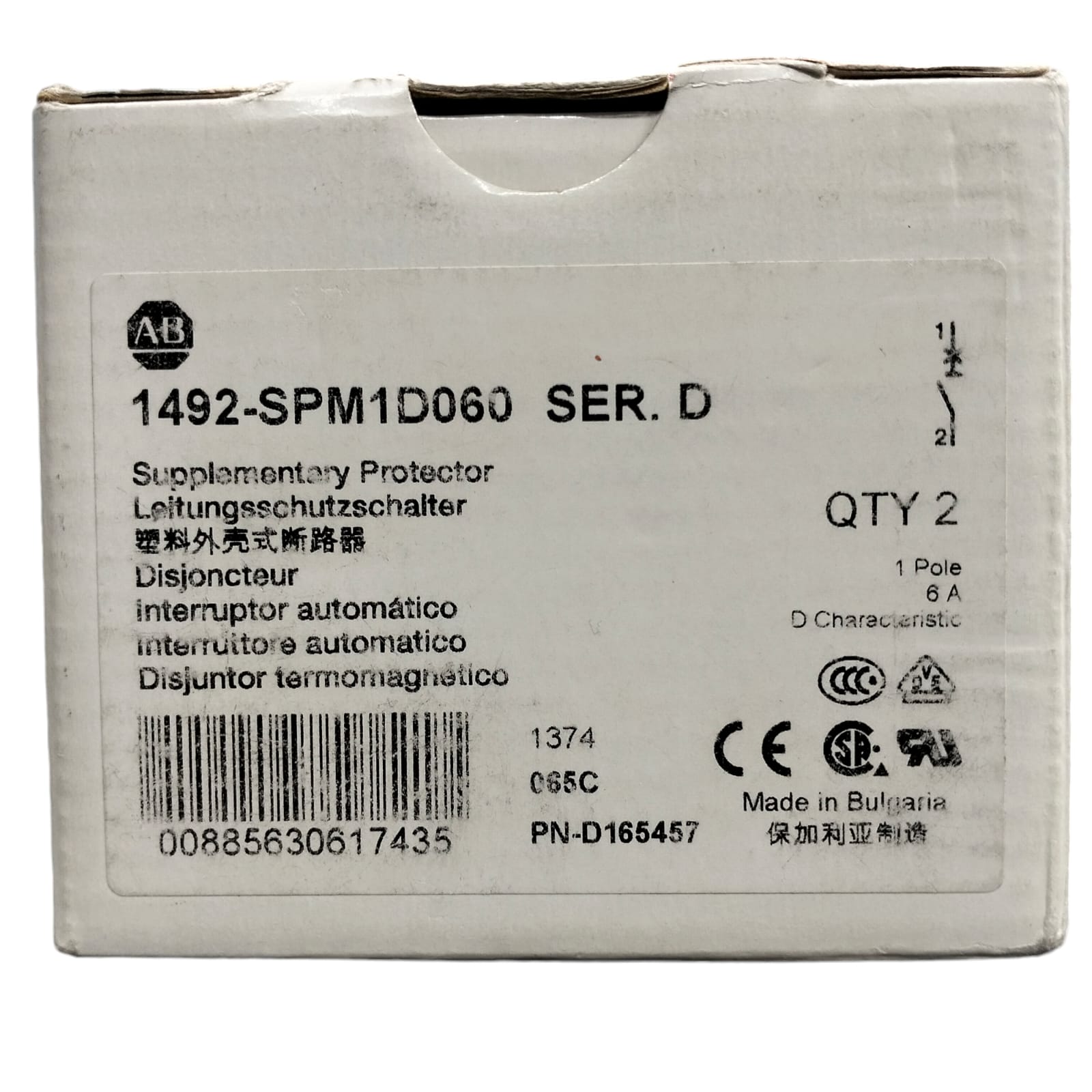 Allen Bradley 1492-spm1d060 Interruptor