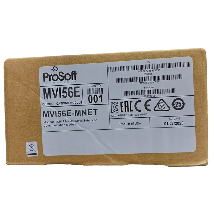 Prosoft Mvi56e Mvi56e-mnet Módulo