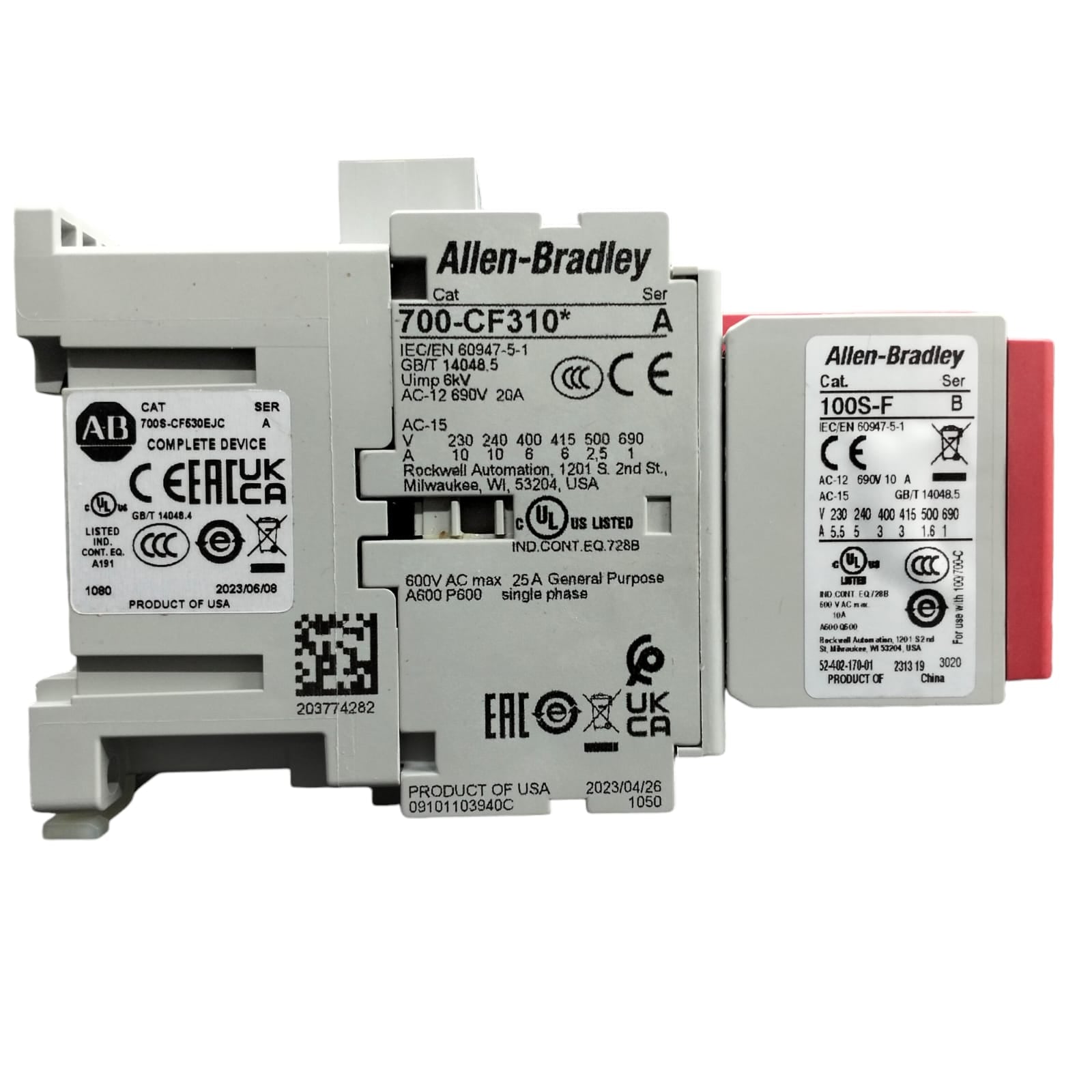 Allen Bradley 700s-cf530ejc Relé